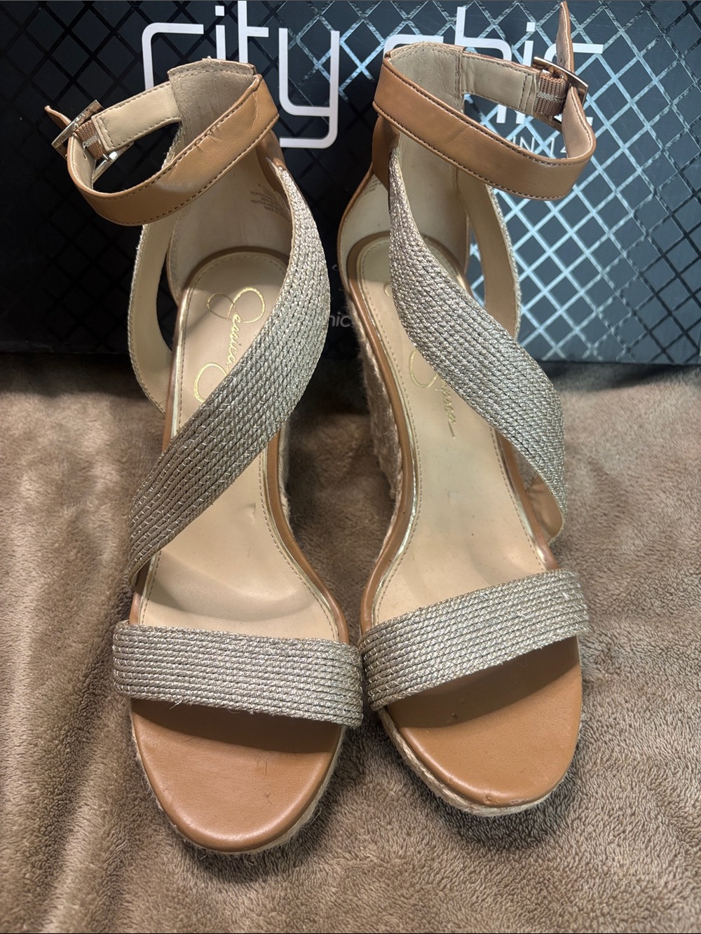 Jessica Simpson wedge sandals